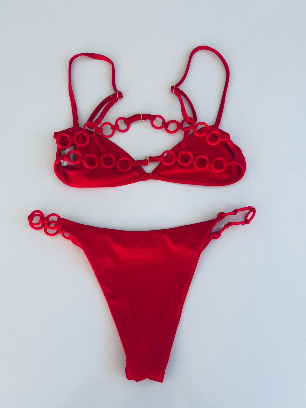 SAUDADE x Revolve Red Bikini Small - Picture 5 of 6